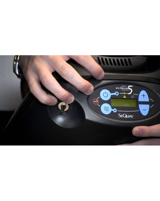 CAIRE ECLIPSE 5 PORTABLE OXYGEN CONCENTRATOR MACHINE-CONTINUOUS FLOW AND PULSE DOSE MODE (9 LPM) CAIRE ECLIPSE 5 PORTABLE OXYGEN CONCENTRATOR MACHINE-CONTINUOUS FLOW AND PULSE DOSE MODE (9 LPM)