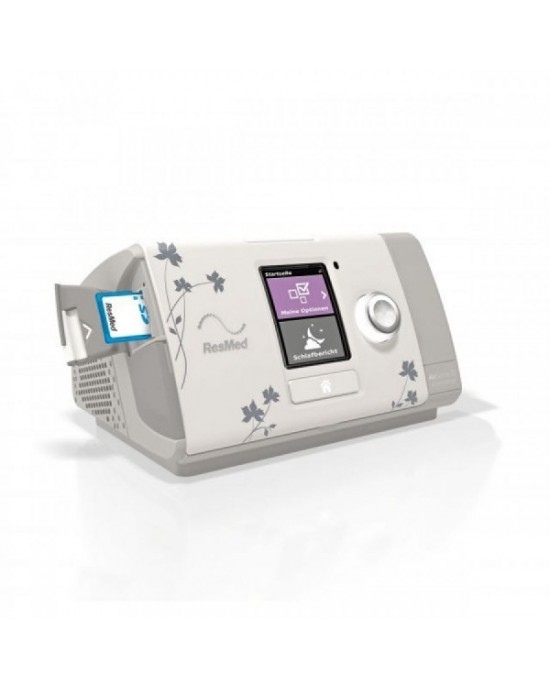 RESMED AIRSENSE™ 10 AUTOSET™ FOR HER AUTO CPAP MACHINE WITH HUMIDAIR™ HEATED HUMIDIFIER RESMED AIRSENSE™ 10 AUTOSET™ FOR HER AUTO CPAP MACHINE WITH HUMIDAIR™ HEATED HUMIDIFIER