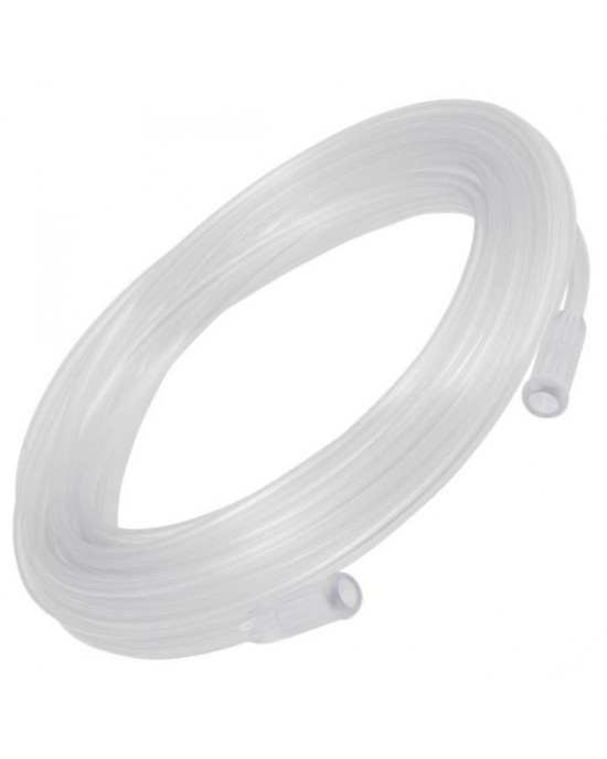 4.3 m (~15 ft) Salter-Style Clear Crush Resistant 3-Channel Oxygen Supply Tubing