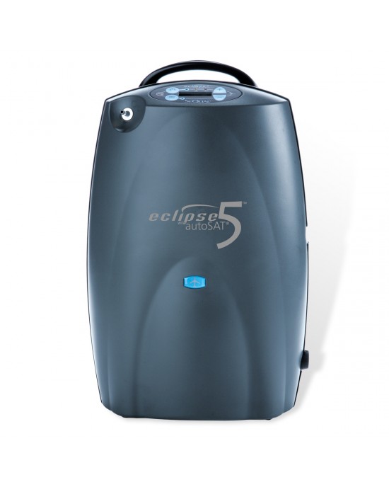 CAIRE ECLIPSE 5 PORTABLE OXYGEN CONCENTRATOR MACHINE-CONTINUOUS FLOW AND PULSE DOSE MODE (9 LPM)