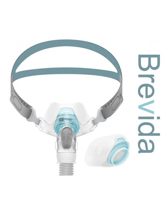Fisher & Paykel Brevida FitPack Ρινικά Μυτάκια Μάσκα CPAP με Κεφαλοδέτη