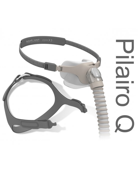 Fisher & Paykel Pilairo Q Nasal Pillow CPAP Mask Fitpack with 2 Headgears, Adjustable & StretchWise