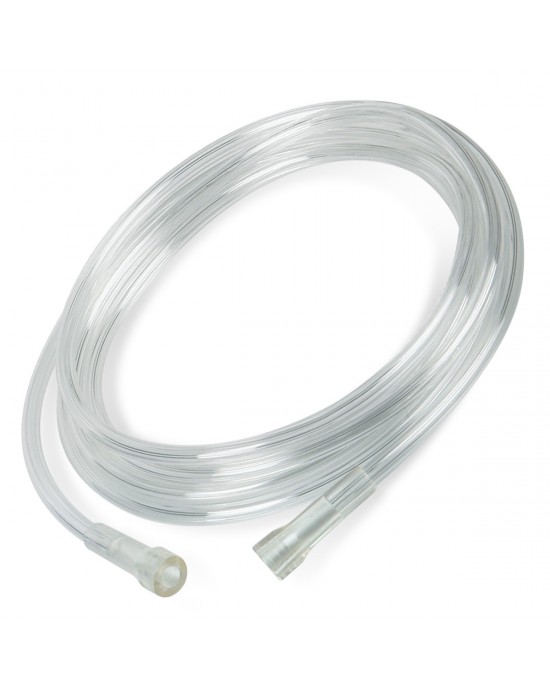 2.7 m (9 ft) Salter-Style Clear Crush Resistant 3-Channel Oxygen Supply Tubing