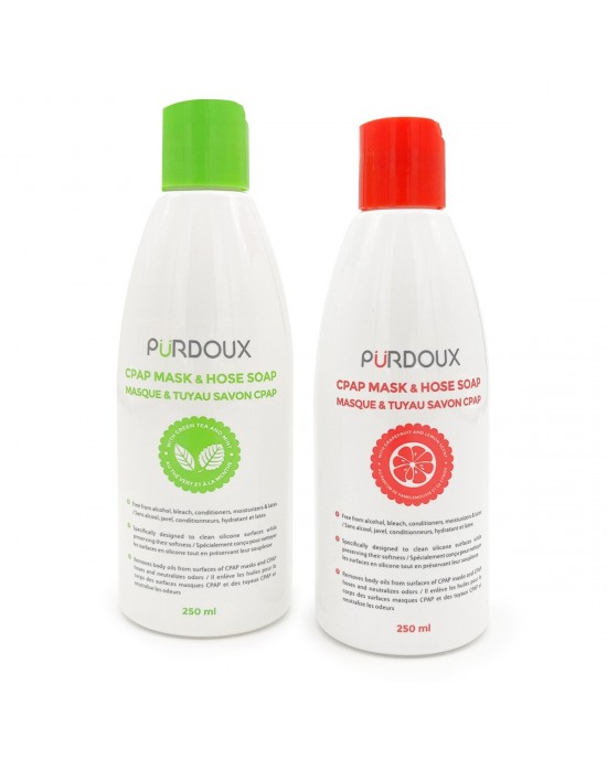 Purdoux Καθαριστικό Σαπούνι Μασκών και Σωλήνων CPAP - 250 mL