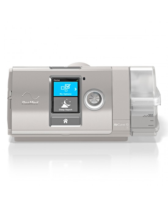 RESMED AIRCURVE™ 10 S BILEVEL MACHINE WITH HUMIDAIR™ HEATED HUMIDIFIER