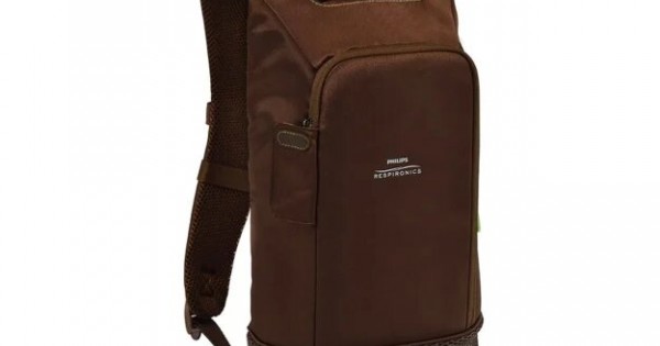 Respironcis SimplyGo Mini Brown Carry Bag and Strap - 1119897