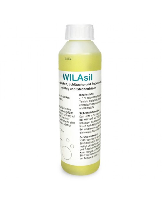 WILAsil Cleaner for CPAP Masks, Tubes and Accessories (250 mL)