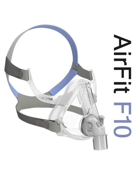 ResMed AirFit™ F10 Στοματορινική Μάσκα CPAP με Κεφαλοδέτη