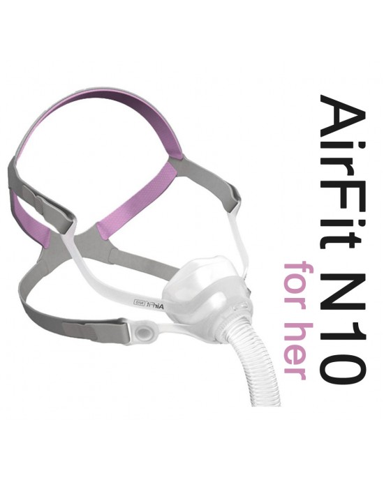 ResMed AirFit™ N10 For Her Nasal CPAP Mask with Headgear (Discontinued)