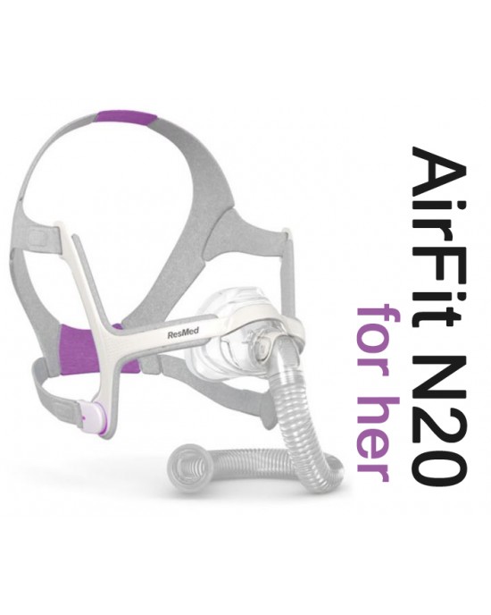 ResMed AirFit™ N20 For Her Nasal CPAP Mask with Headgear