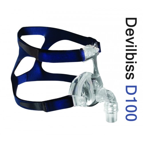 DeVilbiss D100 Nasal CPAP Mask with Headgear 
