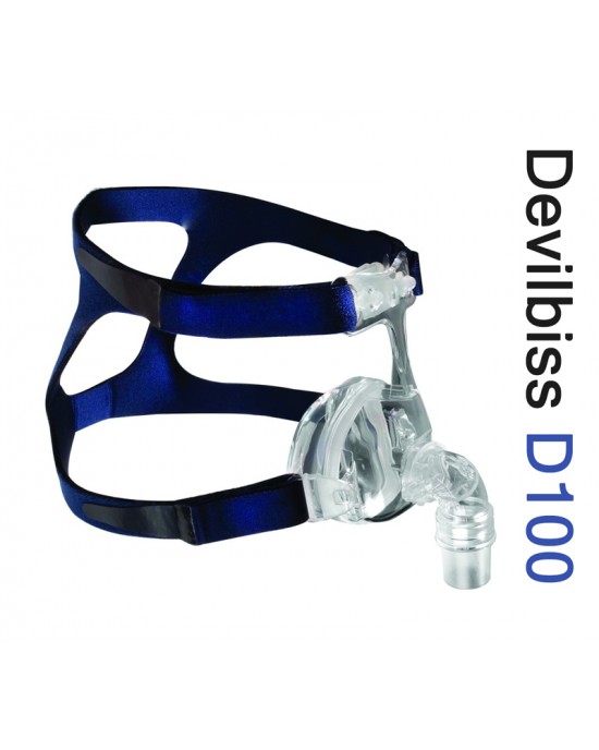 DeVilbiss D100 Nasal CPAP Mask with Headgear