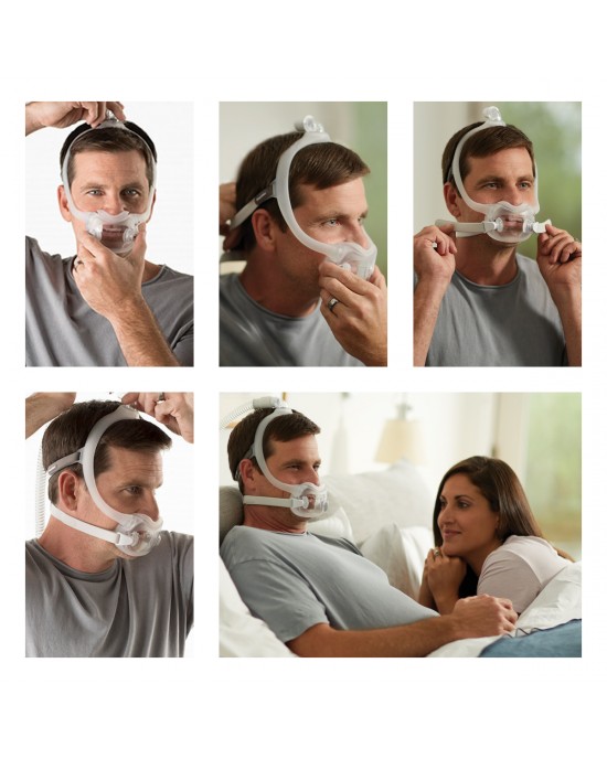 Philips Respironics DreamWear Στοματορινική Μάσκα CPAP με Κεφαλοδέτη