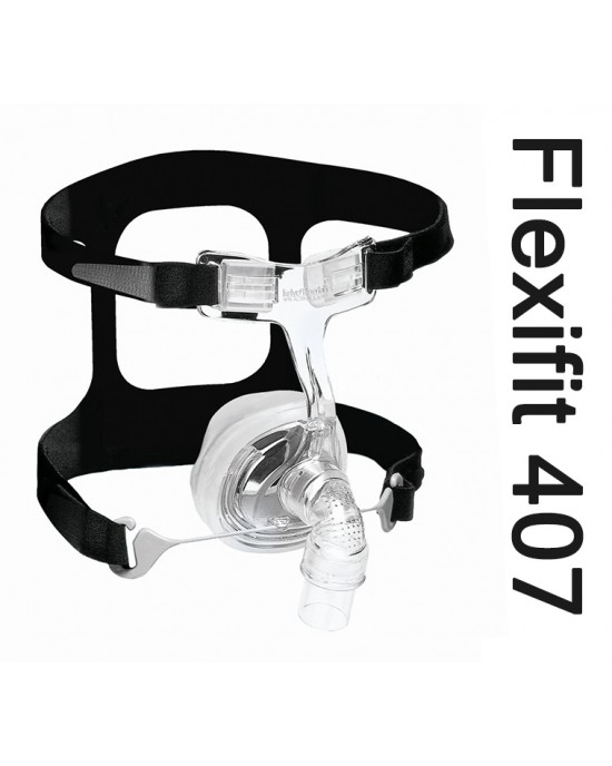 Fisher & Paykel FlexiFit 407 Ρινική Μάσκα CPAP με Κεφαλοδέτη