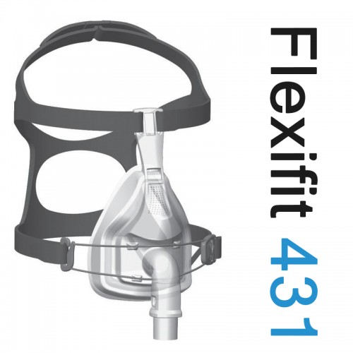 Fisher & Paykel FlexiFit 431 Full Face CPAP Mask FitPack with Headgear