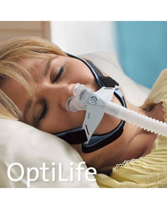 OptiLife Ρινικά Μυτάκια Μάσκα CPAP με Κεφαλοδέτη (Εξαντλημένο)