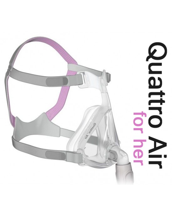 ResMed Quattro™ Air For Her Full Face CPAP Mask with Headgear