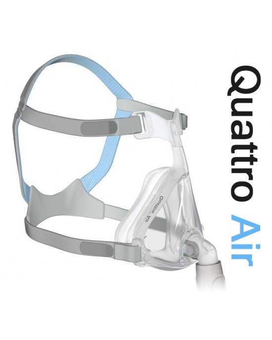 ResMed Quattro™ Air Στοματορινική Μάσκα CPAP με Κεφαλοδέτη