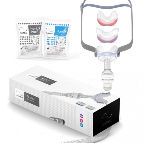 ResMed AirFit™ N30 Nasal CPAP Mask Setup Pack for AirMini Portable CPAP Machine