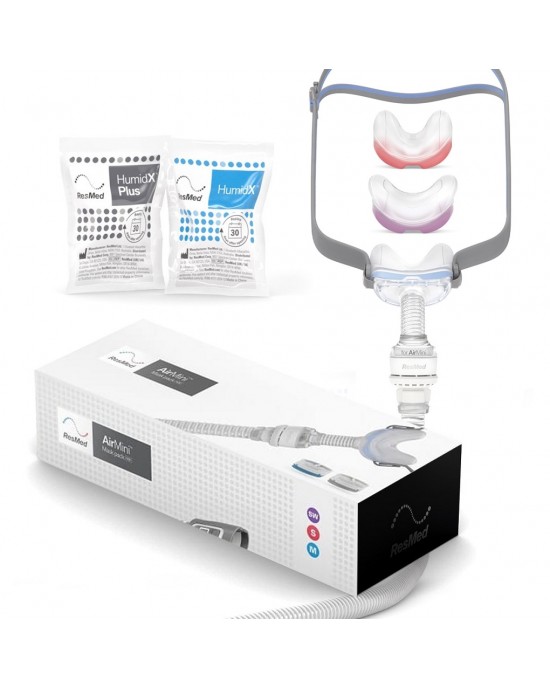 ResMed AirFit™ N30 Nasal CPAP Mask Setup Pack for AirMini Portable CPAP Machine
